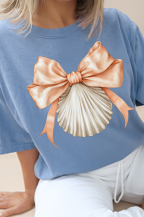 Peachy Seashell Comfort Colors Adult Ring-Spun Cotton Tee