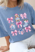 Pink Chinoiserie Christmas Comfort Colors Adult Ring-Spun Cotton Tee
