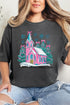 Pink Church Come Let Us Adore Him Comfort Colors Adult Ring-Spun Cotton Tee