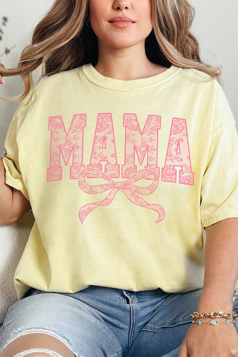 Pink Lace Mama Comfort Colors Adult Ring-Spun Cotton Tee