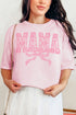 Pink Lace Mama Comfort Colors Adult Ring-Spun Cotton Tee