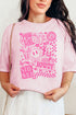 Pink Western Collage Comfort Colors Adult Ring-Spun Cotton Tee