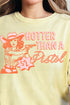 Pinup Cowgirl Comfort Colors Adult Ring-Spun Cotton Tee