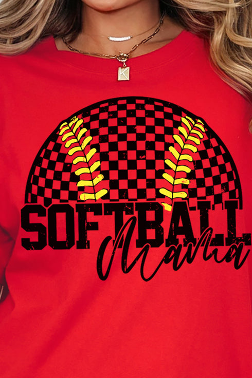 Pitch Perfect Softball Mom Comfort Colors Adult Ring-Spun Cotton Tee