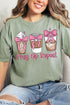 Pray Sip Repeat Comfort Colors Adult Ring-Spun Cotton Tee