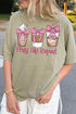 Pray Sip Repeat Comfort Colors Adult Ring-Spun Cotton Tee