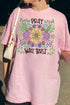Pray Wait Trust Comfort Colors Adult Ring-Spun Cotton Tee