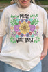 Pray Wait Trust Comfort Colors Adult Ring-Spun Cotton Tee