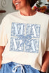 Preppy Blue Mama Comfort Colors Adult Ring-Spun Cotton Tee