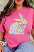 Preppy Brushed Bunny Comfort Colors Adult Ring-Spun Cotton Tee