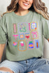 Preppy Nurse Swirl Comfort Colors Adult Ring-Spun Cotton Tee