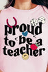 Proud Teacher Comfort Colors Adult Ring-Spun Cotton Tee