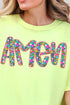 Radiant Amen Floral Comfort Colors Adult Ring-Spun Cotton Tee