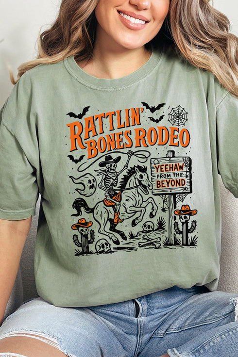 Rattlin' Bones Rodeo Comfort Colors Adult Ring-Spun Cotton Tee