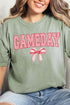 Red Gingham Gameday Comfort Colors Adult Ring-Spun Cotton Tee