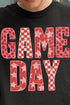 Red Starry Game Day Comfort Colors Adult Ring-Spun Cotton Tee