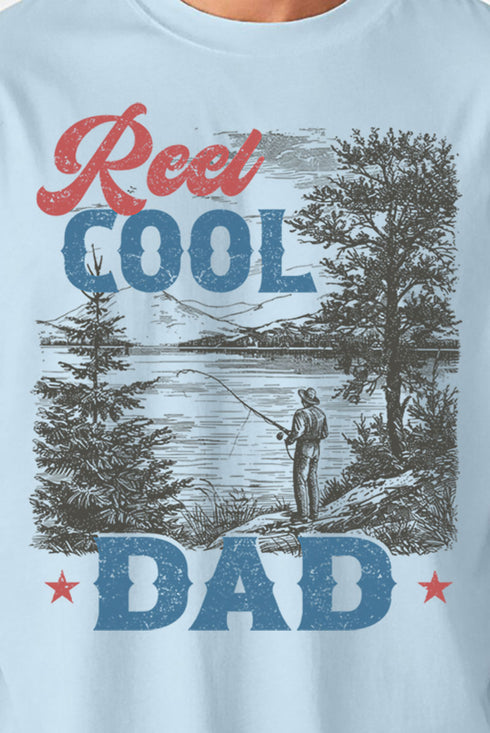 Reel Cool Dad Comfort Colors Adult Ring-Spun Cotton Tee