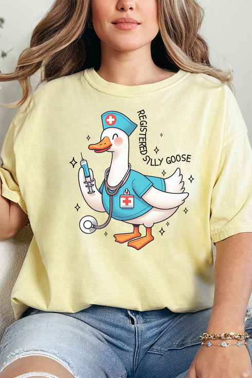 Registered Silly Goose Comfort Colors Adult Ring-Spun Cotton Tee