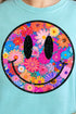 Retro Happy Smiles Comfort Colors Adult Ring-Spun Cotton Tee
