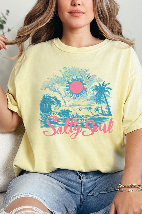 Salty Soul Comfort Colors Adult Ring-Spun Cotton Tee