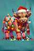 Santa Cow Twinklehoof Comfort Colors Adult Ring-Spun Cotton Tee