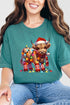 Santa Cow Twinklehoof Comfort Colors Adult Ring-Spun Cotton Tee