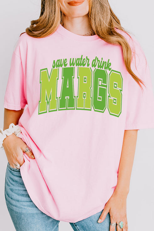 Save Water Drink Margs Comfort Colors Adult Ring-Spun Cotton Tee