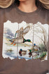 Scenic Mallards Comfort Colors Adult Ring-Spun Cotton Tee