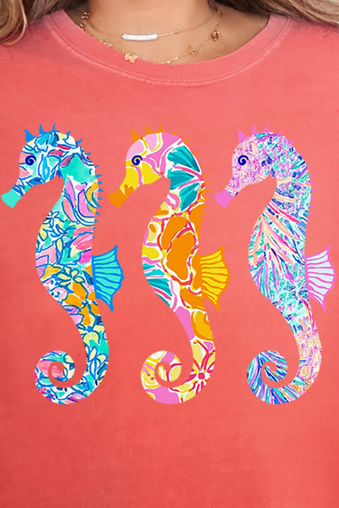 Seahorse Sisters Comfort Colors Adult Ring-Spun Cotton Tee