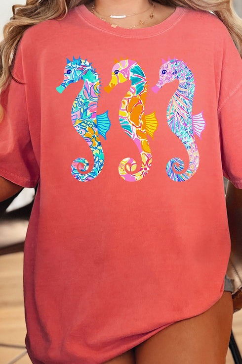 Seahorse Sisters Comfort Colors Adult Ring-Spun Cotton Tee