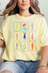 Sea Life Stamps Comfort Colors Adult Ring-Spun Cotton Tee
