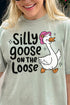 Silly Goose On The Loose Comfort Colors Adult Ring-Spun Cotton Tee