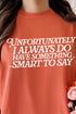 Smart Mouth Comfort Colors Adult Ring-Spun Cotton Tee