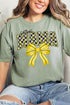 Softball Checkered Mama Comfort Colors Adult Ring-Spun Cotton Tee