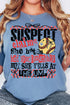 Softball Suspect Yells At The Ump Comfort Colors Adult Ring-Spun Cotton Tee