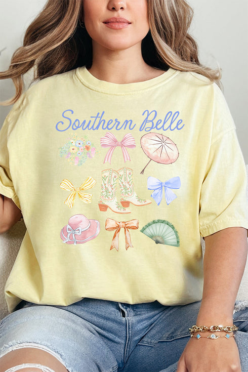 Southern Belle Summer Comfort Colors Adult Ring-Spun Cotton Tee