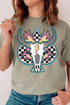 Spade Steer In Flames Comfort Colors Adult Ring-Spun Cotton Tee
