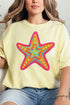 Sparkling Starfish Comfort Colors Adult Ring-Spun Cotton Tee