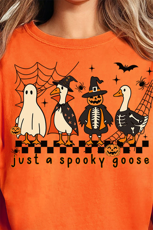 Spooky Goose Comfort Colors Adult Ring-Spun Cotton Tee