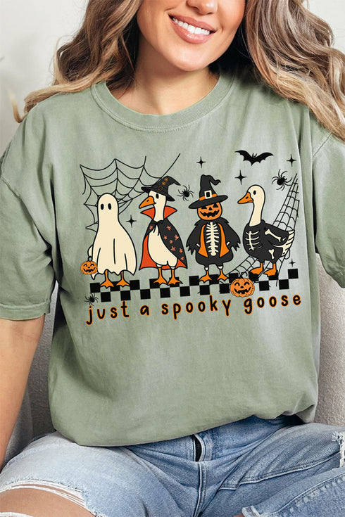 Spooky Goose Comfort Colors Adult Ring-Spun Cotton Tee