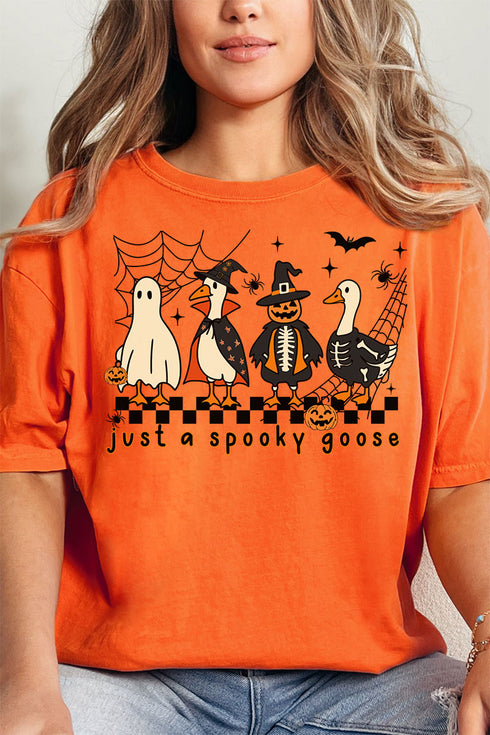 Spooky Goose Comfort Colors Adult Ring-Spun Cotton Tee