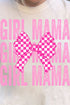 Stacked Coquette Girl Mama Comfort Colors Adult Ring-Spun Cotton Tee
