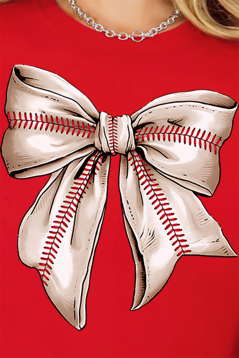 Stitches Baseball Coquette Comfort Colors Adult Ring-Spun Cotton Tee