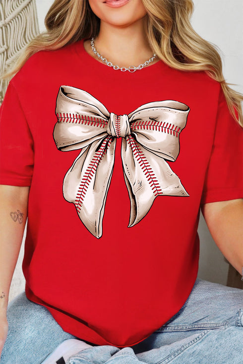 Stitches Baseball Coquette Comfort Colors Adult Ring-Spun Cotton Tee