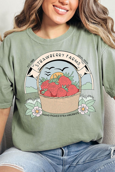 Strawberry Farms Comfort Colors Adult Ring-Spun Cotton Tee