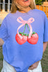 Strawberry Girly Comfort Colors Adult Ring-Spun Cotton Tee