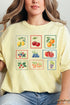 Summer Fruit Stamps Comfort Colors Adult Ring-Spun Cotton Tee