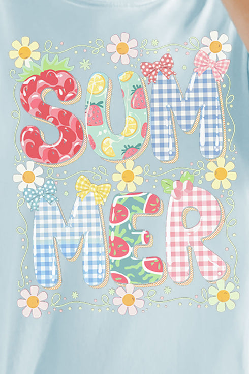 Summer Picnic Comfort Colors Adult Ring-Spun Cotton Tee