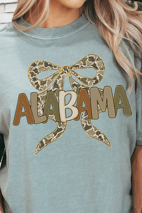 Sweet Home Camo Alabama Comfort Colors Adult Ring-Spun Cotton Tee