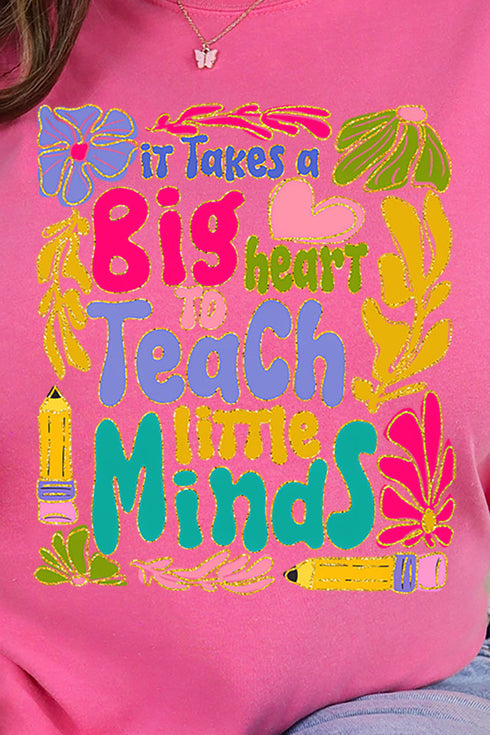 Takes A Big Heart To Teach Comfort Colors Adult Ring-Spun Cotton Tee